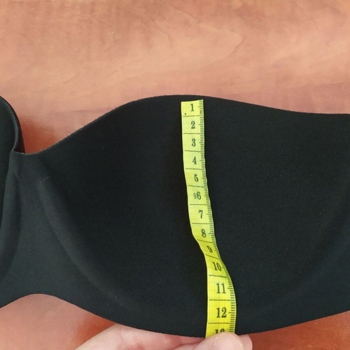 Strapless bra new, black without straps