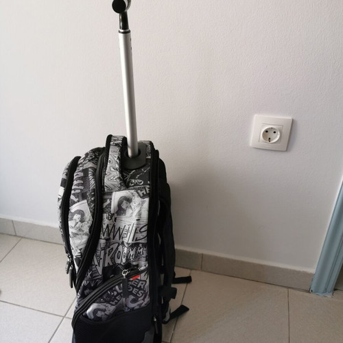 Lyc Sac XL backpack with trolley new, black and grey
