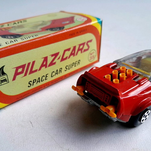 Pilaz Space Car metal die cast toy car new from 70s