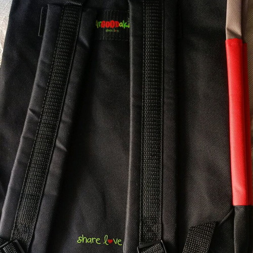 Set of 2 ArGOODaki (Goody's) collectible backpacks red and green like new