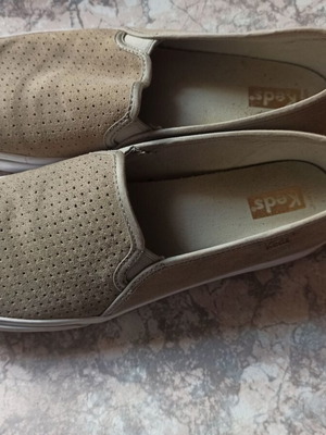 Keds Double Decker Perfore women's slip-on like new, size 41, beige brown