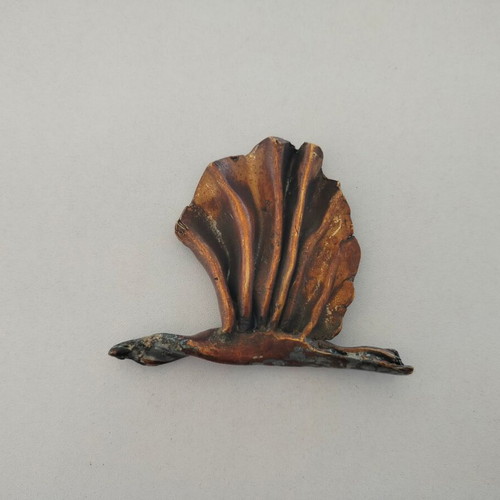 Bronze decorative sculpture used with oxidation