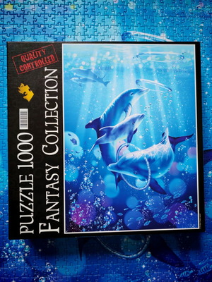 Clementoni dolphin puzzle 1000 pieces like new