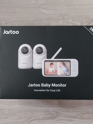 Jartoo 2K Ultra HD Baby Monitor with 2 Cameras and 5.5" Split Screen