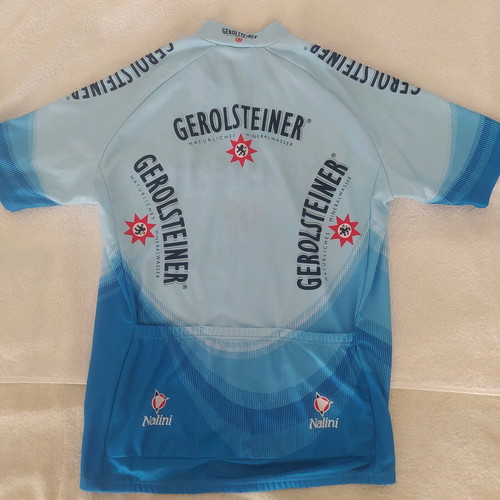 Nalini Gerolsteiner cycling jersey used, size 6, vintage