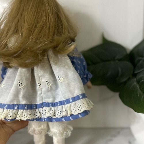 Porcelain doll Germany from the 70s like new