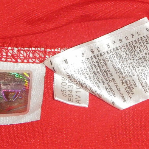 Liverpool Jersey 2011-2012 used, home kit, size Large