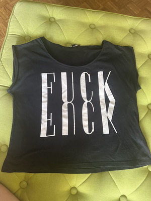Black T-shirt A-Style new, elastic off shoulder