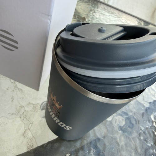 Tumbler 350ml and Insulated Carry Bag set new, gray