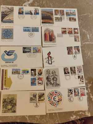 Stamp folders new, from 1990 to 2010