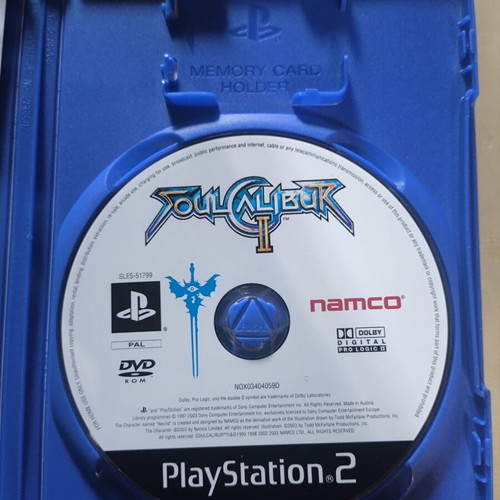Soulcalibur II PS2 used, works perfectly
