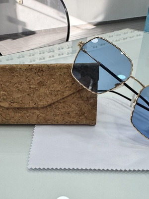 Oliver Sunglasses new, blue and gold