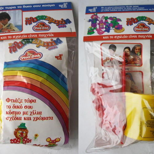 Play Doh modeling clay set new vintage 80's El Greco Kenner