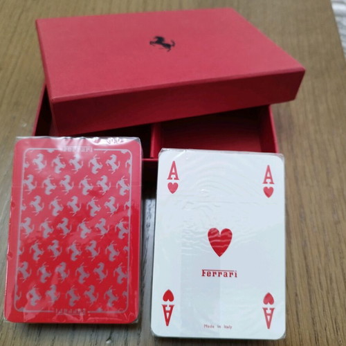 Ferrari playing cards new, genuine from Italy