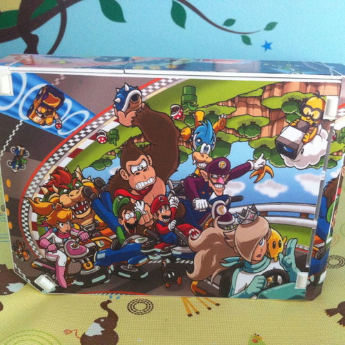 Wii Mario Kart console stickers new