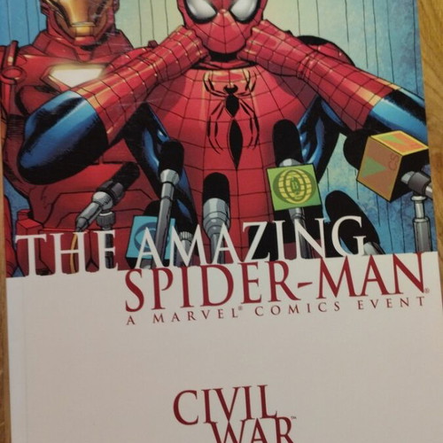 Marvel The Amazing Spider-Man Civil War softcover comic