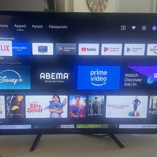 Turbo X TV with clear image and rich sound