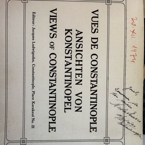 Book Views of Constantinople used, illustrated