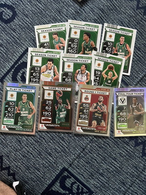 PAO BC κάρτες Euroleague σαν καινούργιο, 8 κάρτες + 2 αριθμημένες