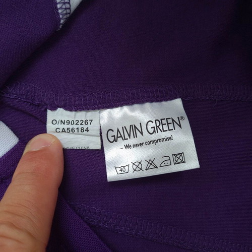 Galvin Green Comfort Technology men's golf polo shirt size S, purple