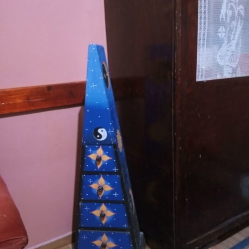 Handmade small furniture used, hand-painted