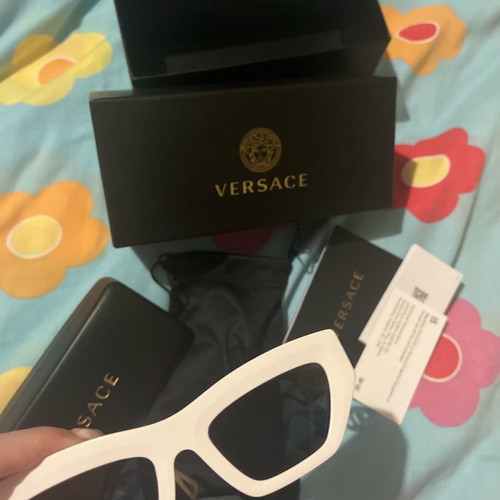 Versace sunglasses new, authentic, white