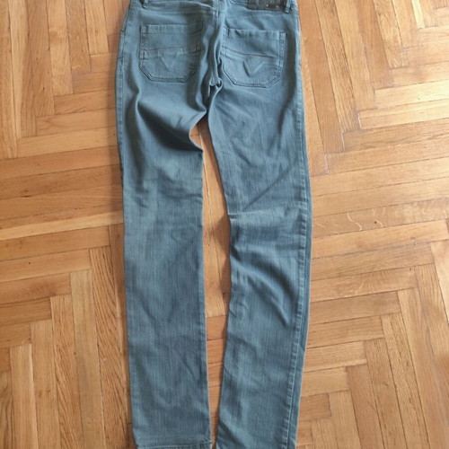 Diesel women's cotton jeans size 28 like new, gray blue