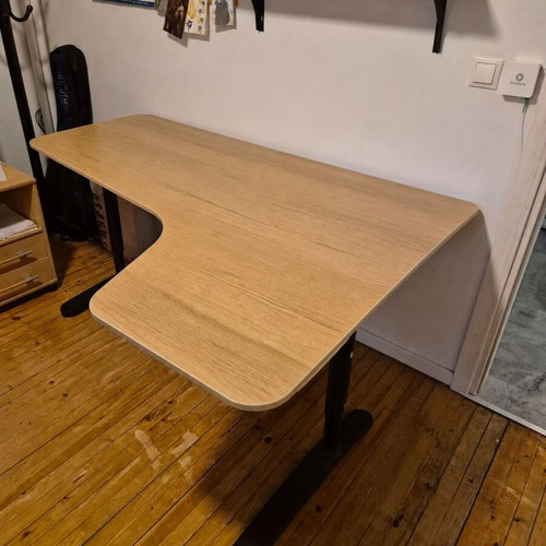 IKEA BEKANT corner desk with right angle