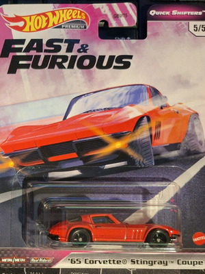 Hot Wheels Premium '65 Corvette Stingray Coupe new, Fast and Furious