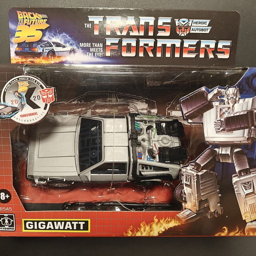 Back to the Future 35th Anniversary Transformers Gigawatt new, sealed