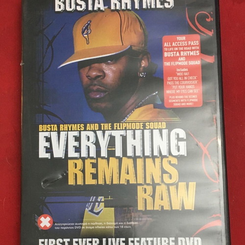 Busta Rhymes Everything Remains Raw DVD used, hip hop