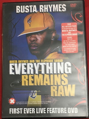 Busta Rhymes Everything Remains Raw DVD used, hip hop