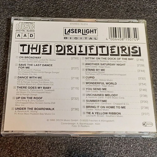 The Drifters On Broadway CD used, Rhythm & Blues, Doo Wop
