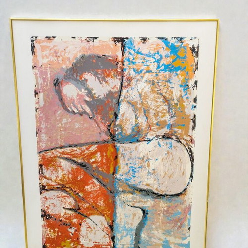 Nikos Kessanlis Erotiko numbered silk screen print like new
