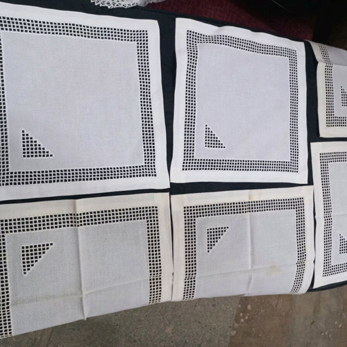 Antique Collection Handmade Embroideries, Cutwork and Knits like new, 200 pieces