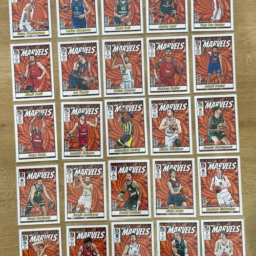 Net Marvels Set Donruss EuroLeague 23/24 σε άριστη κατάσταση, 25 κάρτες