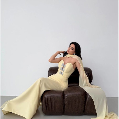 Trendyol dress new, size S, yellow