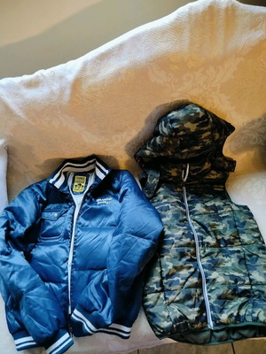Package of two jackets Frankie Garage and Orchestra, sleeveless, like new, for 12 years
