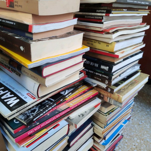 Collection of books about Hitler and Nazis like new, in German