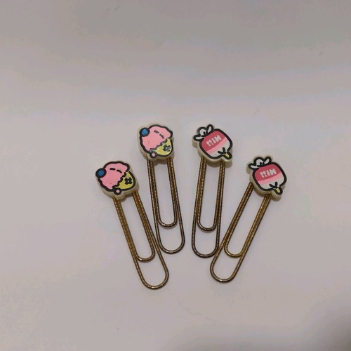 Vintage paper clips pack of 4, new, 1980s