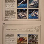1989 USA Universal Postal Congress stamps, set of 8