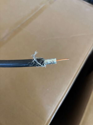 Καλώδιο TV RG11 PET καθαρού χαλκού καινούργιο, 11mm πάχος