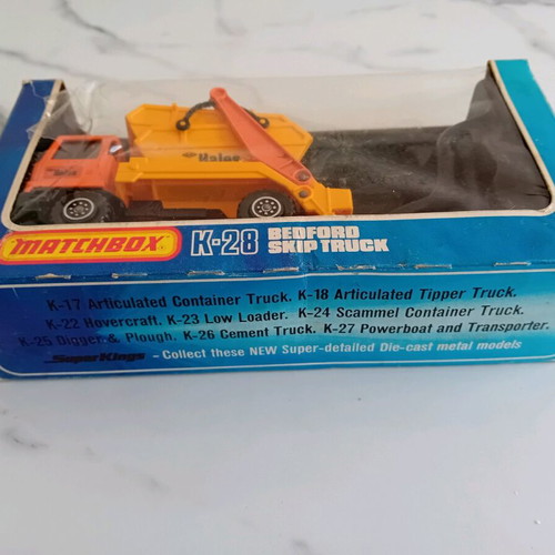 Matchbox Super Kings K-28 Bedford Skip Truck toy car new