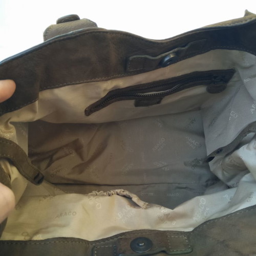 Leather shoulder bags used Sissirossi and Abaco