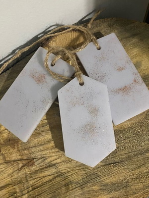Soy wax aromatic tablets with white musk scent new