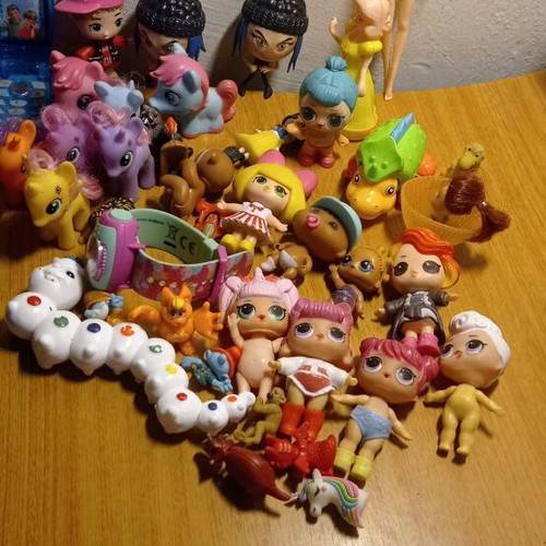 Doll toys used, pack