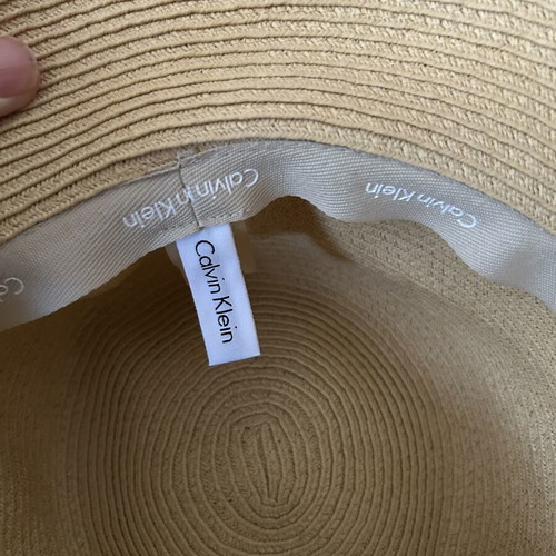 Calvin Klein summer hat like new, size 57, beige