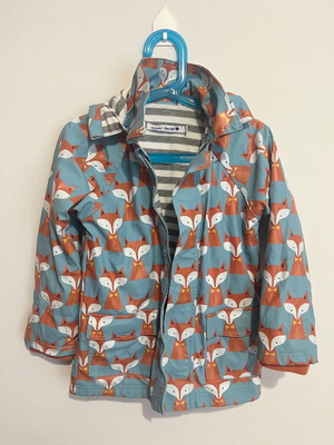 Light jacket Beauty and the Bib with fox print like new