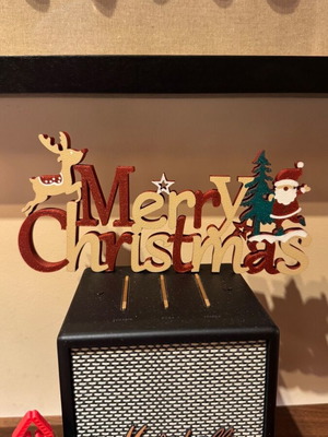 Merry Christmas decoration 23 cm new