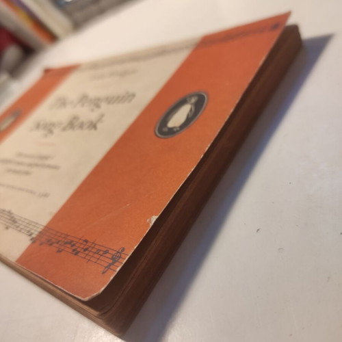The Penguin Song Book used music exercise book